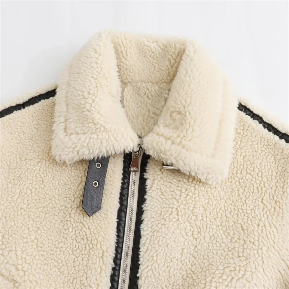 Luxe Faux Fur Biker Jacket