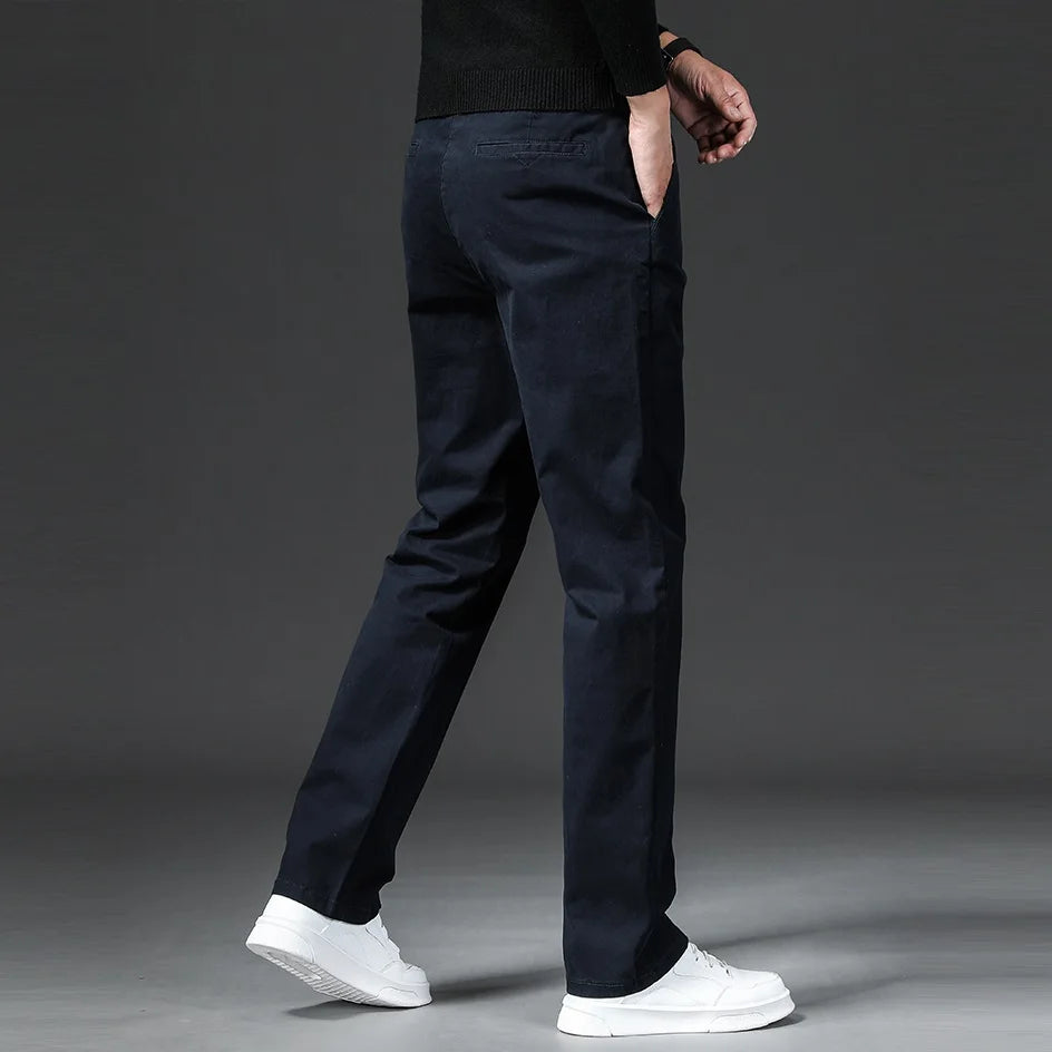 Travel-Ready Straight Fit Chino Pants