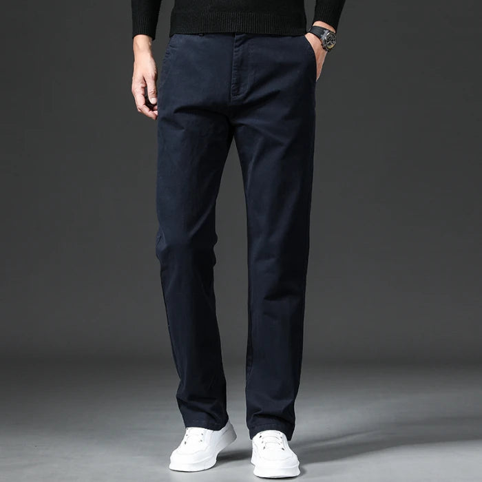 Travel-Ready Straight Fit Chino Pants