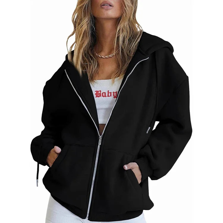 Travel-Ready Zip Sweatshirt