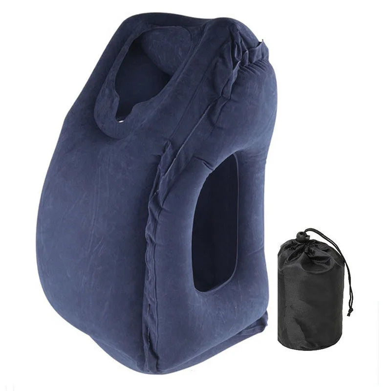 PVC Inflatable Travel Pillow