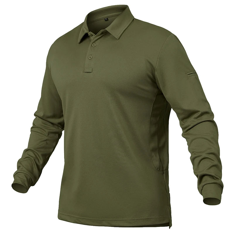 Long Sleeve Travel Polo