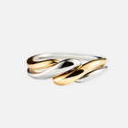 Noviqlo | Two Tone Wave Stacking Ring