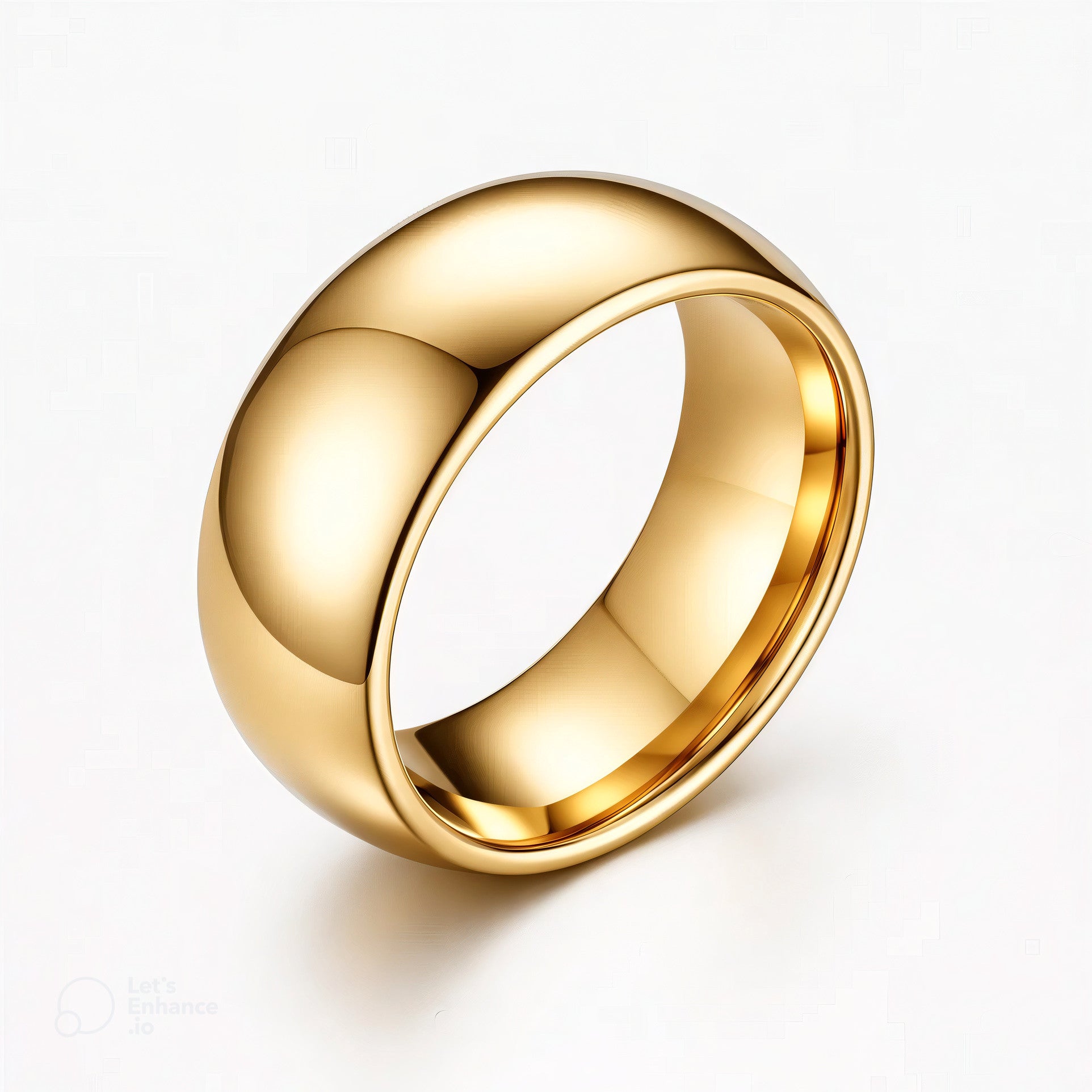 Noviqlo | Premium Titanium Steel Dome Ring 8mm